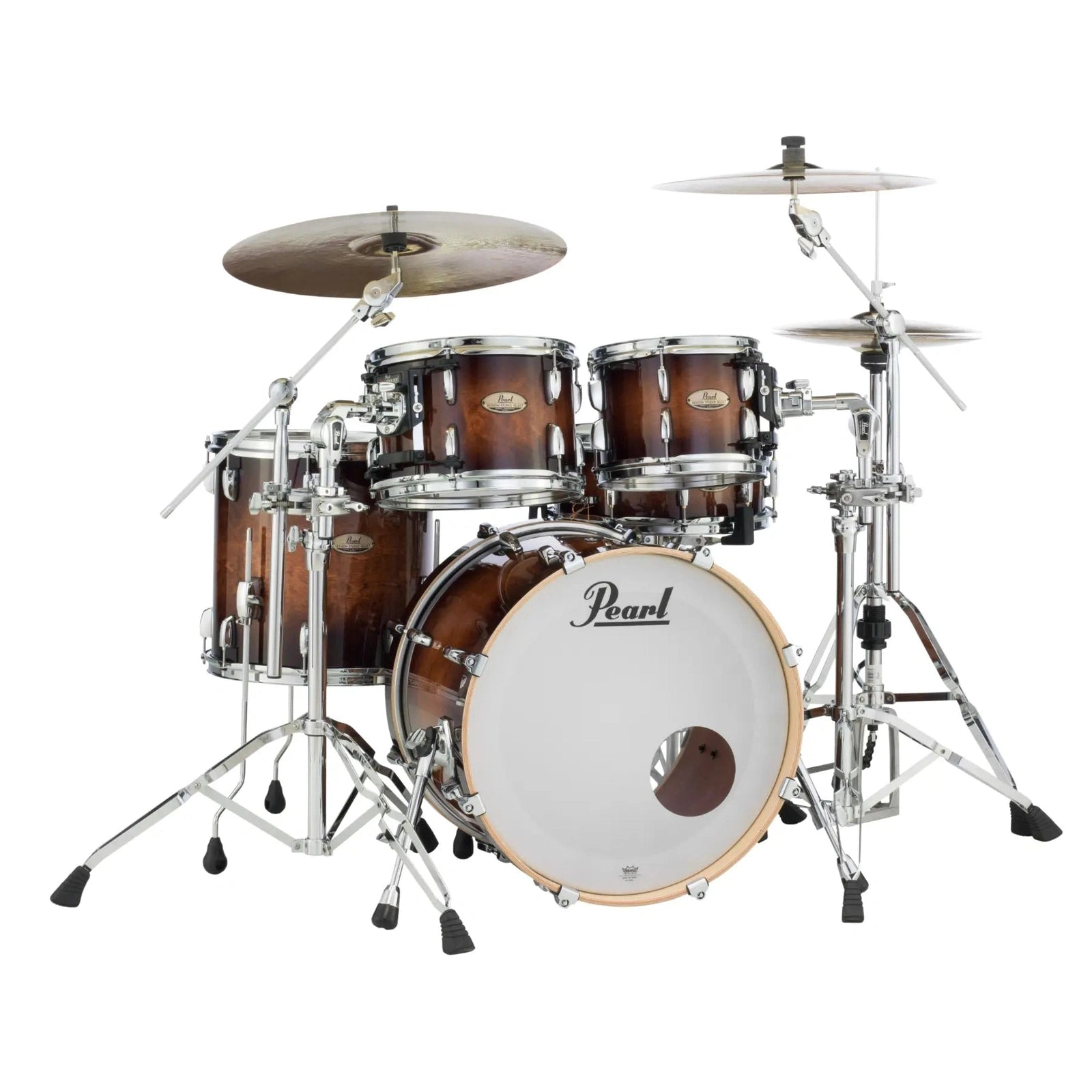Pearl Session Studio Select 4pc Drum Set 20/10/12/14 Gloss Barnwood Brown - Drum Center Of Portsmouth