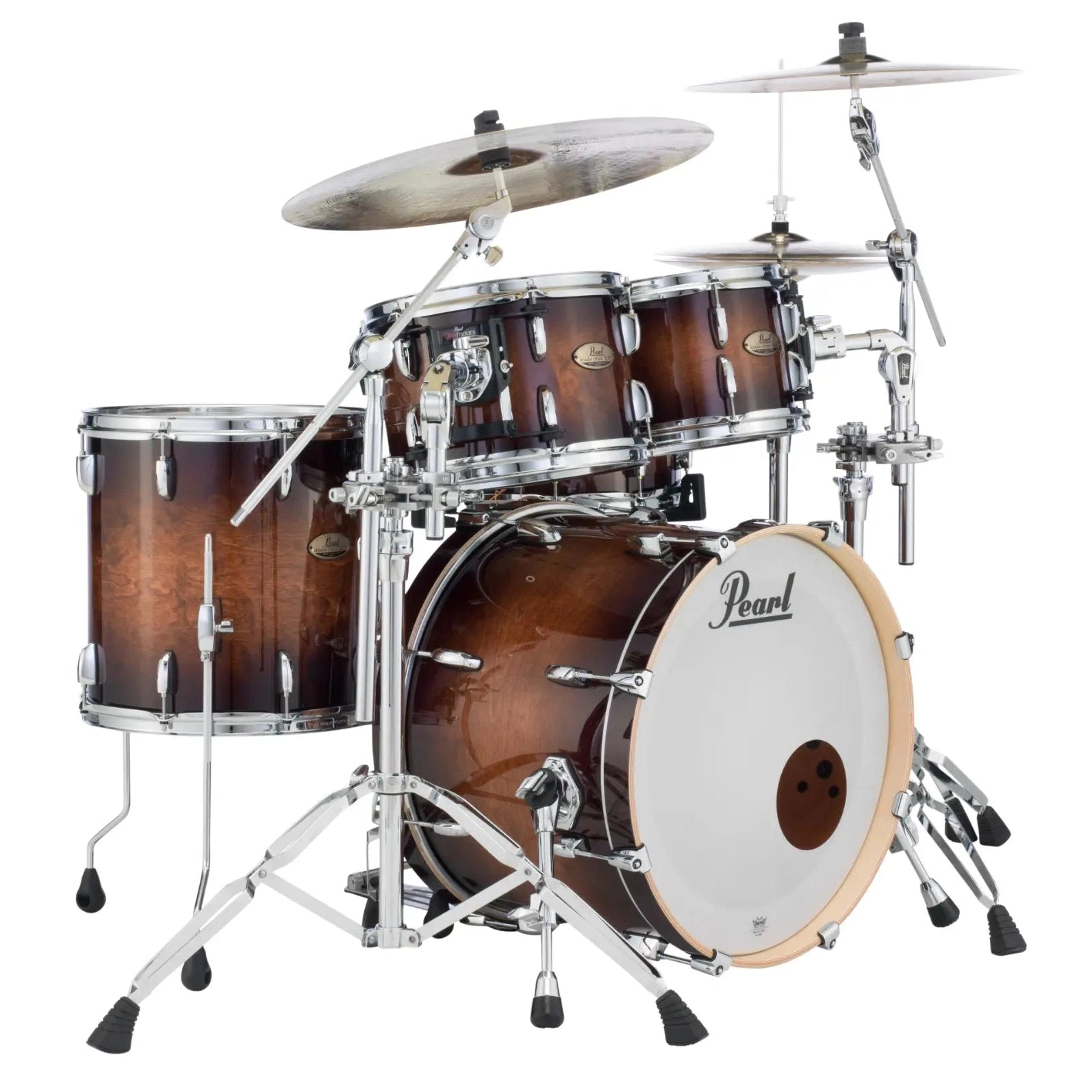 Pearl Session Studio Select 4pc Drum Set 20/10/12/14 Gloss Barnwood Brown - Drum Center Of Portsmouth