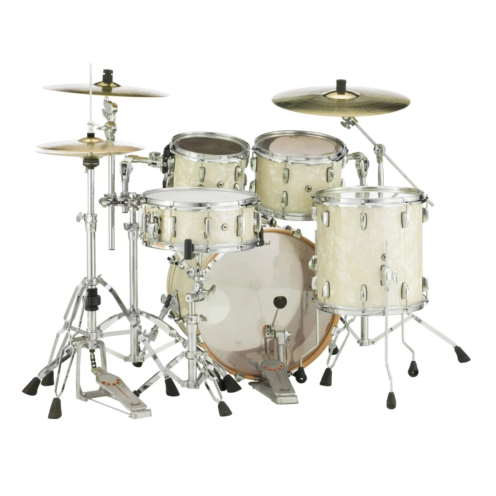 Pearl Session Studio Select 4pc Drum Set 20/10/12/14 Nicotine White Marine - Drum Center Of Portsmouth