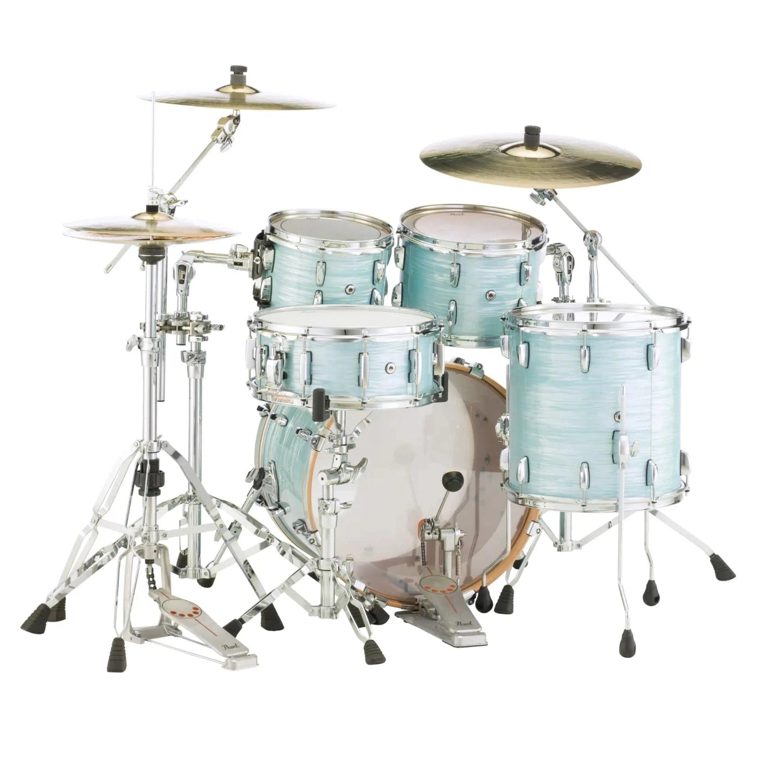 Pearl Session Studio Select 4pc Drum Set 20/10/12/14 Ice Blue Oyster - Drum Center Of Portsmouth