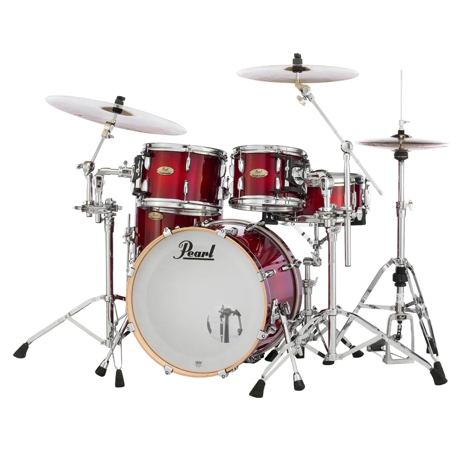 Pearl Session Studio Select 4pc Drum Set 20/10/12/14 Antique Crimson Burst - Drum Center Of Portsmouth