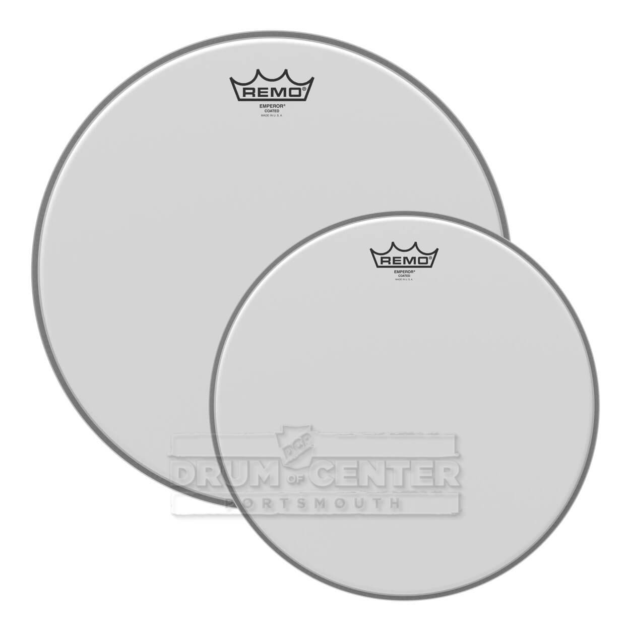 Remo 2-Head Tom Pack - Emperor Coated 13"/16" - Drum Center Of Portsmouth