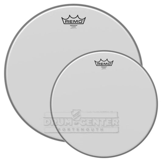 Remo 2-Head Tom Pack - Emperor Coated 14"/18" - Drum Center Of Portsmouth
