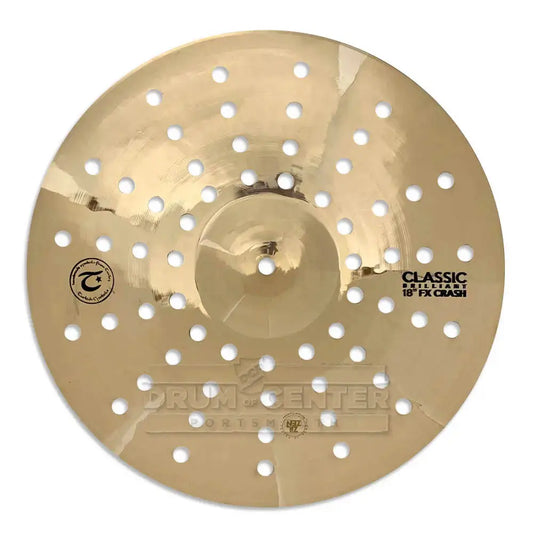Turkish Classic Brilliant Holey Crash Cymbal 18" - Drum Center Of Portsmouth