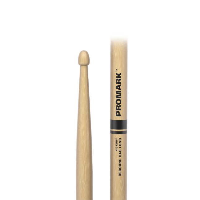 ProMark Rebound 5AB Long Hickory Acorn Wood Tip Drum Stick-4