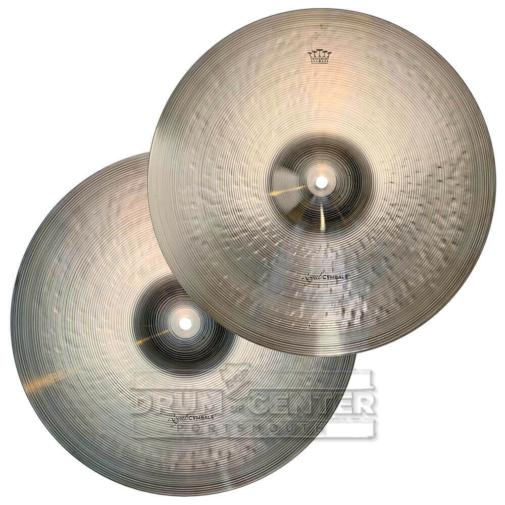 Royal Cymbals Royal Hi Hat Cymbals Brilliant 14" 1060/1377 grams DCP