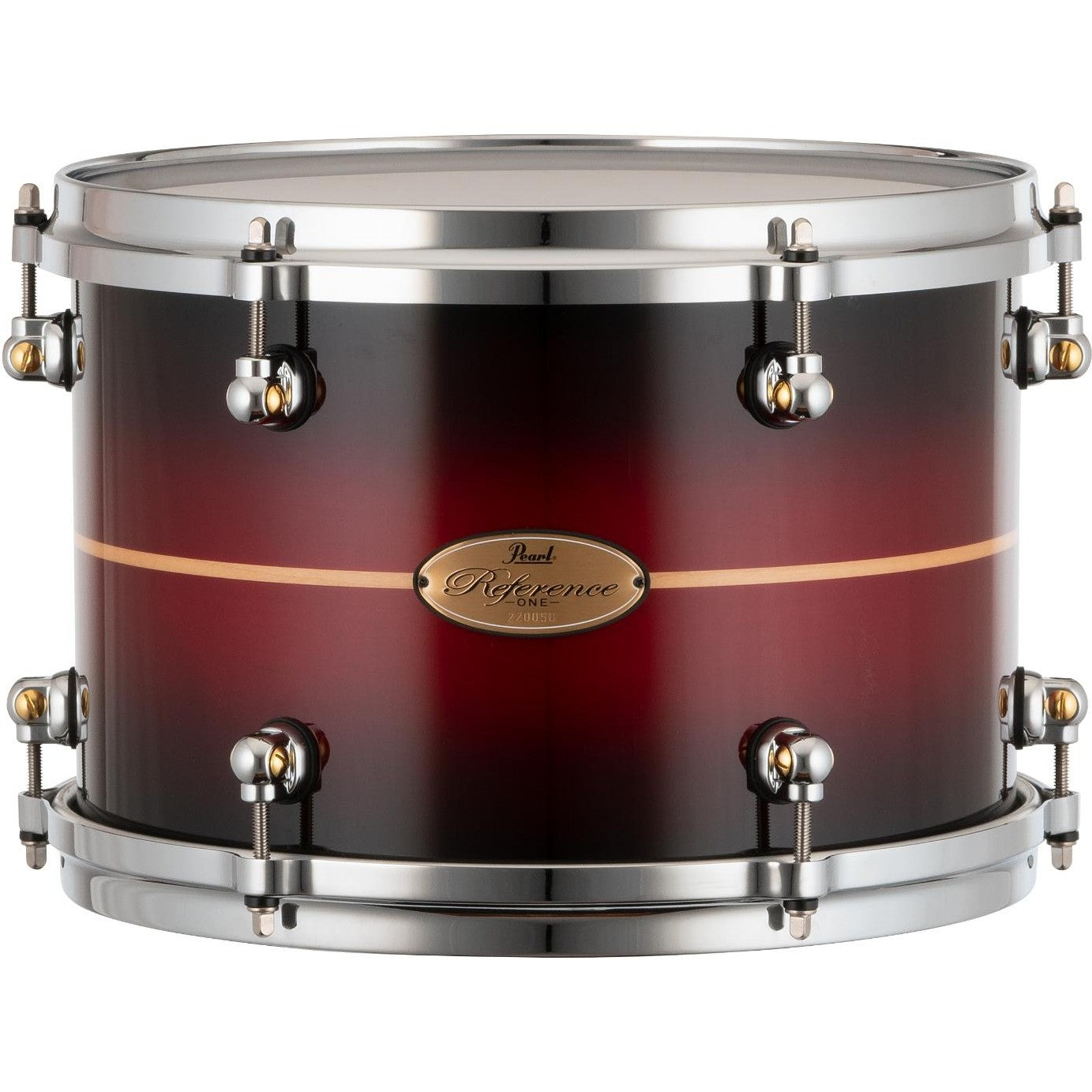 Pearl Reference One Tom 12x8 w/Standard R2 Mount Red Burst Stripe - Drum Center Of Portsmouth