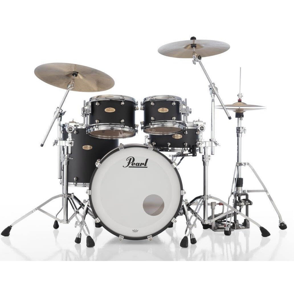 Pearl Reference One 4pc Drum Set w/22x18BD w/L-Bracket R2 Mounts Matte Black - Drum Center Of Portsmouth