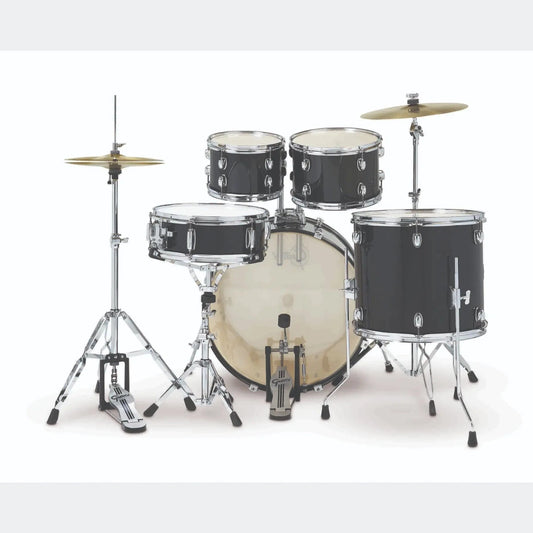 Gretsch Renegade 5pc Drum Set Black Mist w/Hw & Cymbals - Drum Center Of Portsmouth