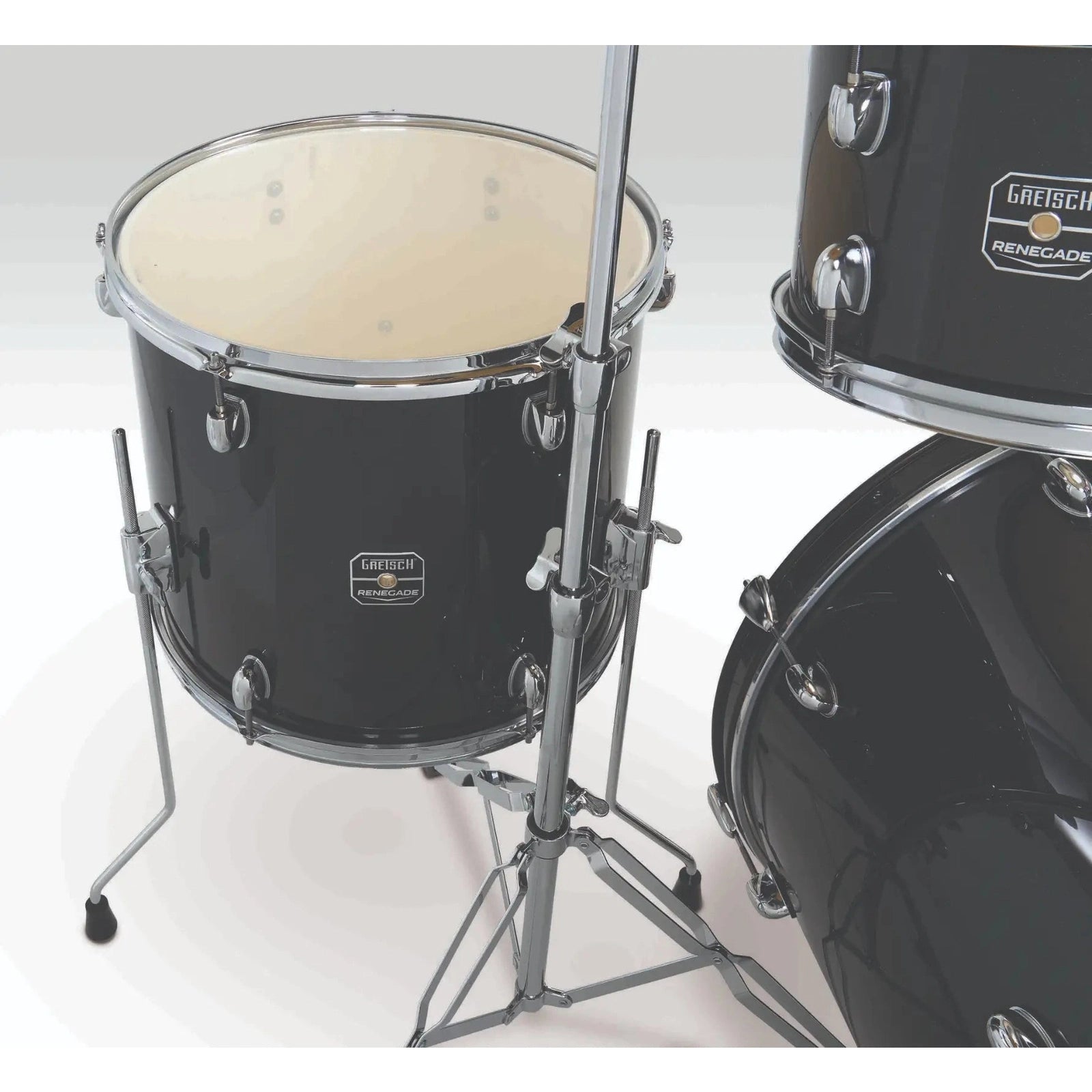 Gretsch Renegade 5pc Drum Set Black Mist w/Hw & Cymbals - Drum Center Of Portsmouth