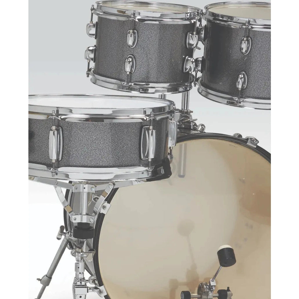 Gretsch Renegade 5pc Drum Set Grey Sparkle w/Hw & Cymbals - Drum Center Of Portsmouth