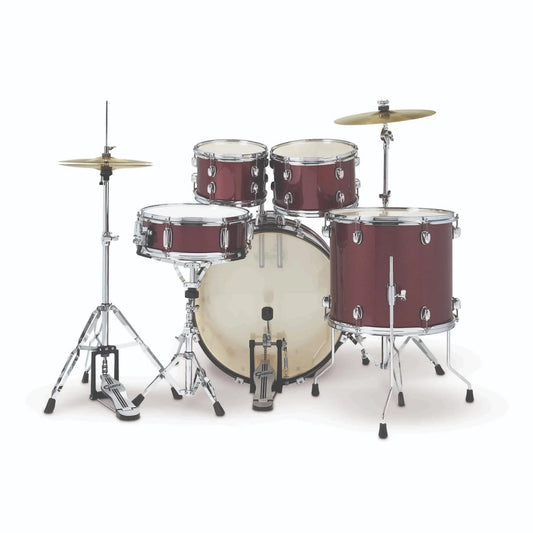Gretsch Renegade 5pc Drum Set Ruby Sparkle w/Hw & Cymbals - Drum Center Of Portsmouth