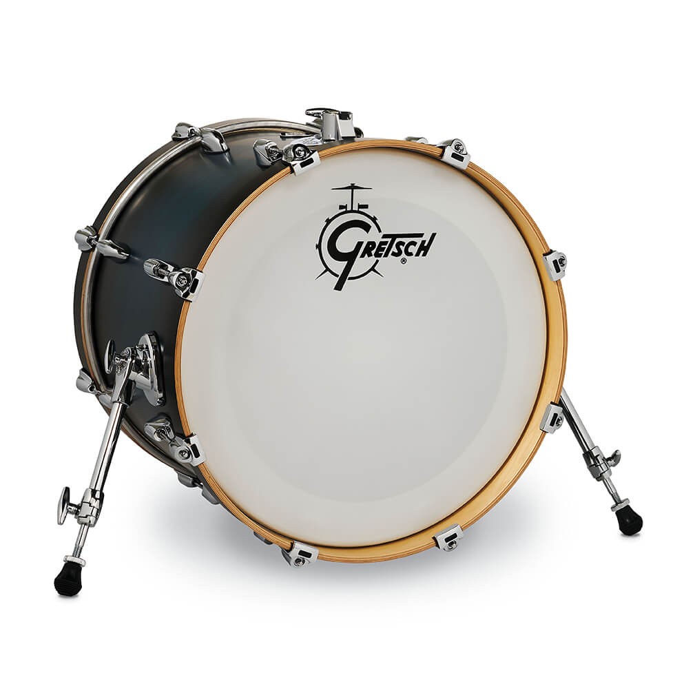 Gretsch Renown Bass Drum Satin Antique Blue Burst 18x14 - Drum Center Of Portsmouth