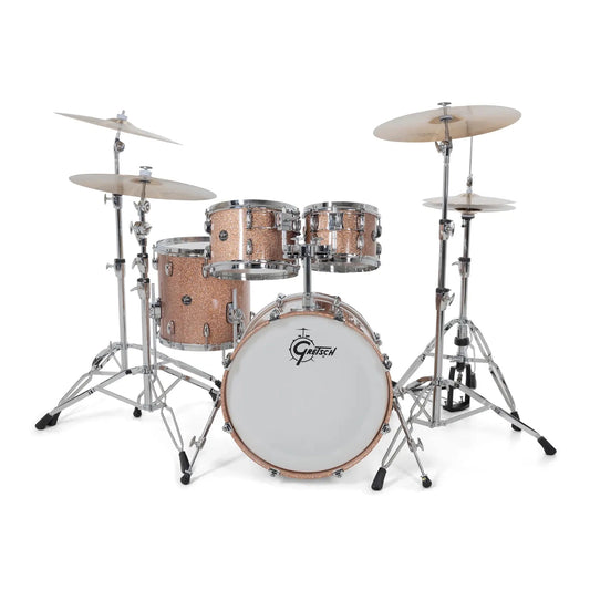 Gretsch Renown 4pc Drum Set Champagne Sparkle 20/10/12/14 - Drum Center Of Portsmouth