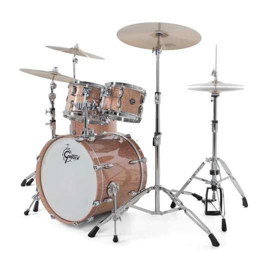 Gretsch Renown 4pc Drum Set Champagne Sparkle 20/10/12/14 - Drum Center Of Portsmouth
