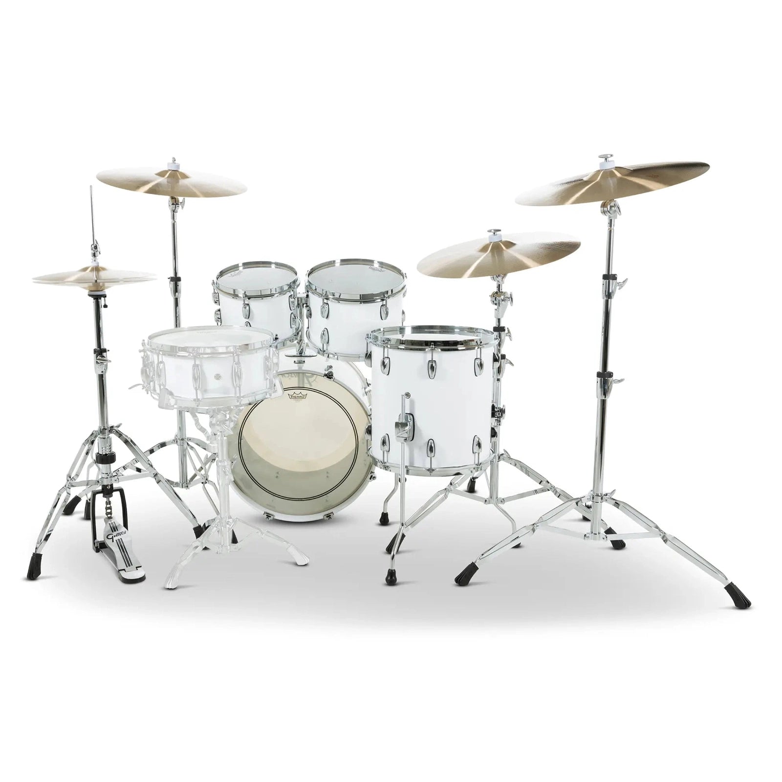 Gretsch Renown 4pc Drum Set Piano White 20/10/12/14 - Drum Center Of Portsmouth
