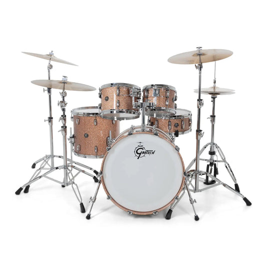 Gretsch Renown 5pc Drum Set Champagne Sparkle 22/10/12/16/14 - Drum Center Of Portsmouth