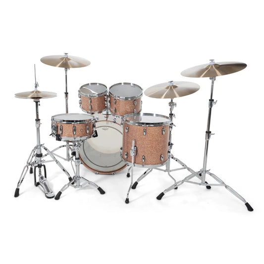 Gretsch Renown 5pc Drum Set Champagne Sparkle 22/10/12/16/14 - Drum Center Of Portsmouth