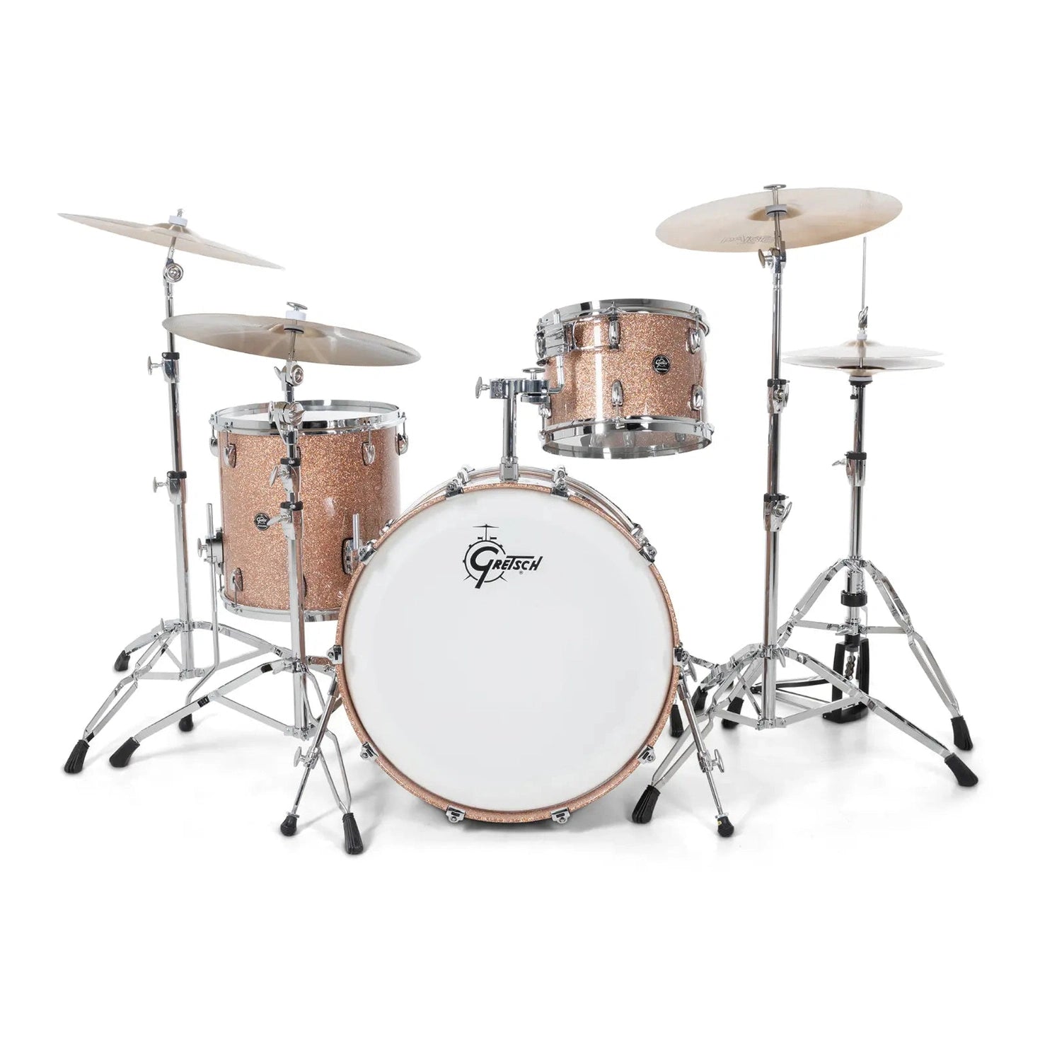 Gretsch Renown 3pc Drum Set Champagne Sparkle 24/13/16 - Drum Center Of Portsmouth