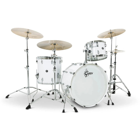 Gretsch Renown 3pc Drum Set Piano White 24/13/16 - Drum Center Of Portsmouth