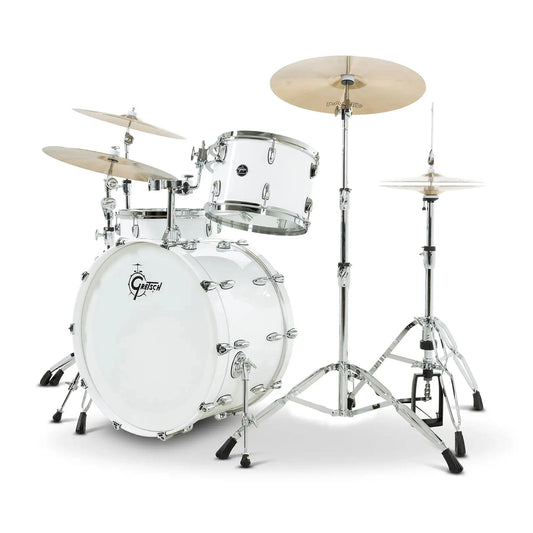 Gretsch Renown 3pc Drum Set Piano White 24/13/16 - Drum Center Of Portsmouth