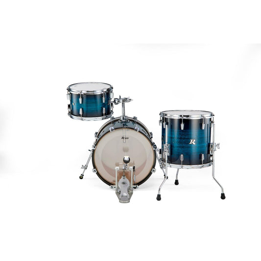Rogers R Series 3pc Drum Set 18/12/14 Brushed Blue Burst - Drum Center Of Portsmouth