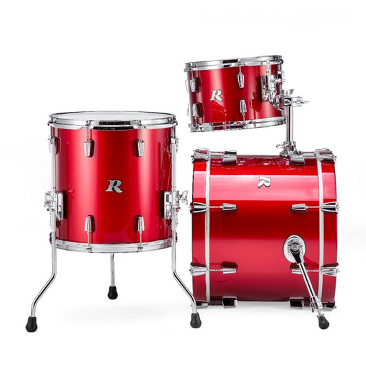 Rogers R Series 3pc Drum Set 18/12/14 Candy Apple Red - Drum Center Of Portsmouth