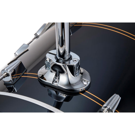 Rogers R Series 3pc Drum Set 18/12/14 Piano Black Copper - Drum Center Of Portsmouth