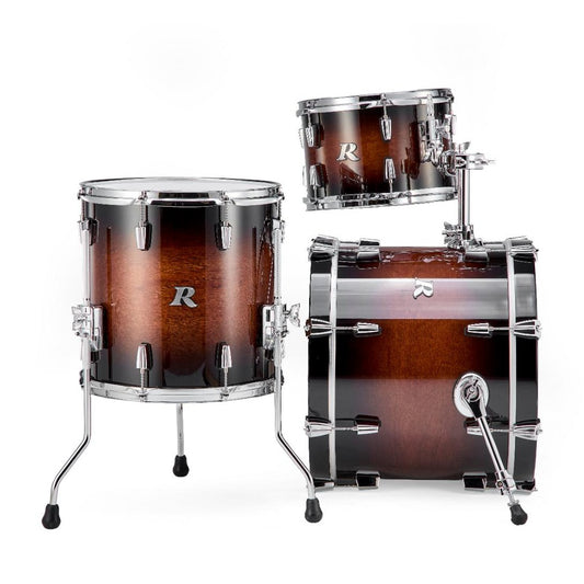 Rogers R Series 3pc Drum Set 18/12/14 Walnut Burst - Drum Center Of Portsmouth
