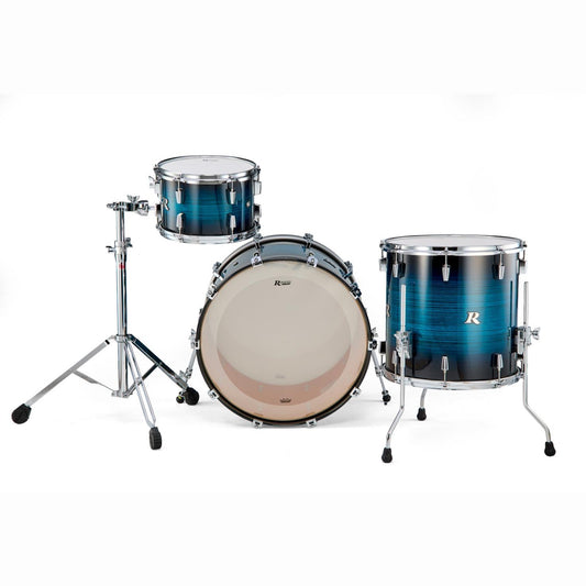 Rogers R Series 3pc Drum Set 22/12/16 Brushed Blue Burst - Drum Center Of Portsmouth