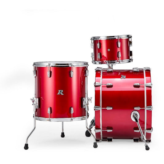 Rogers R Series 3pc Drum Set 22/12/16 Candy Apple Red - Drum Center Of Portsmouth