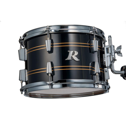 Rogers R Series 3pc Drum Set 22/12/16 Piano Black Copper - Drum Center Of Portsmouth