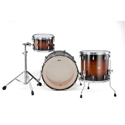 Rogers R Series 3pc Drum Set 22/12/16 Walnut Burst - Drum Center Of Portsmouth