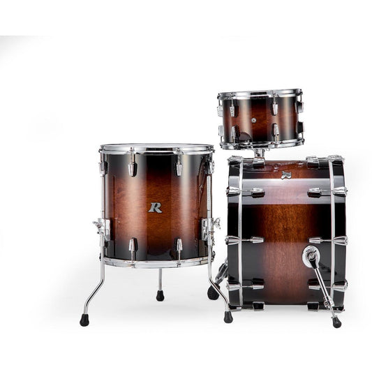 Rogers R Series 3pc Drum Set 22/12/16 Walnut Burst - Drum Center Of Portsmouth