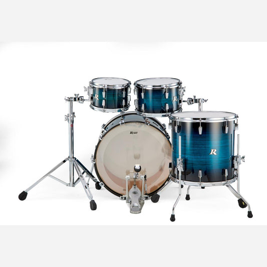 Rogers R Series 4pc Drum Set 22/10/12/16 Brushed Blue Burst - Drum Center Of Portsmouth