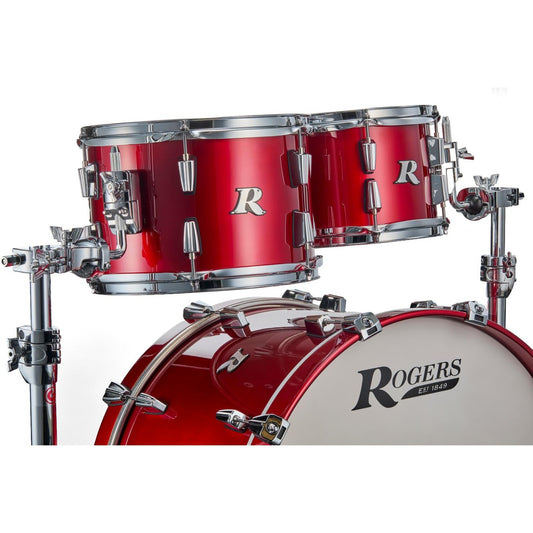 Rogers R Series 4pc Drum Set 22/10/12/16 Candy Apple Red - Drum Center Of Portsmouth