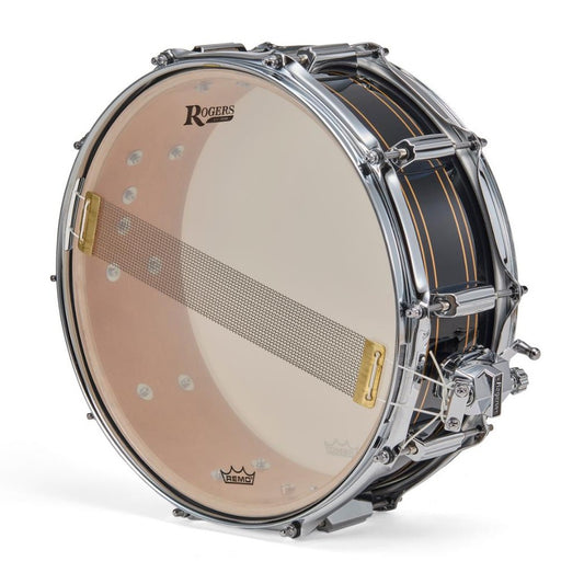 Rogers R Series Snare Drum 14x5 Piano Black Copper - Drum Center Of Portsmouth