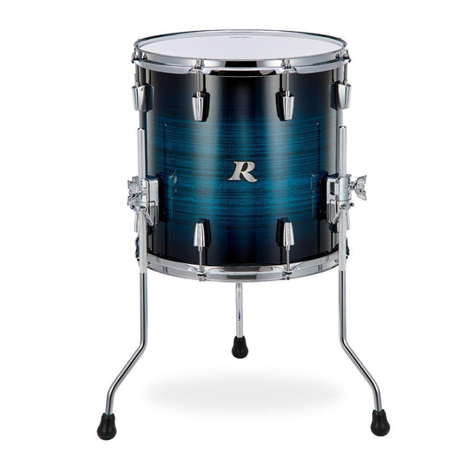 Rogers R Series Floor Tom 14x14 Brushed Blue Burst - Drum Center Of Portsmouth