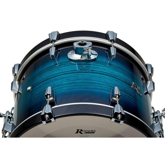 Rogers R Series Bass Drum 18x14 Brushed Blue Burst - Drum Center Of Portsmouth