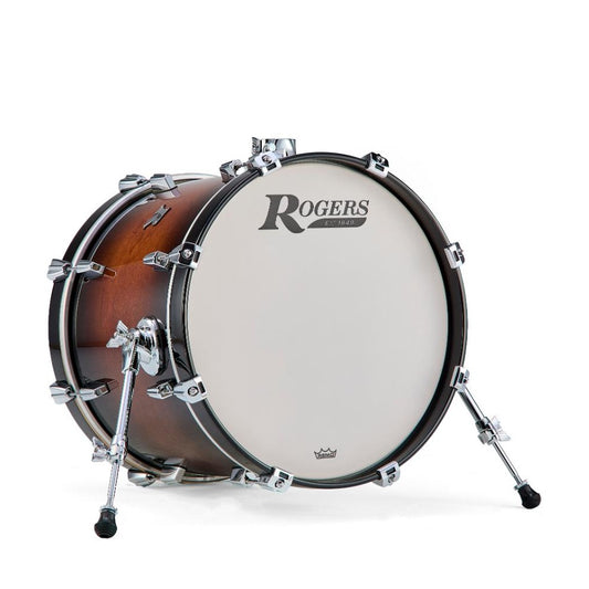 Rogers R Series Bass Drum 18x14 Walnut Burst - Drum Center Of Portsmouth