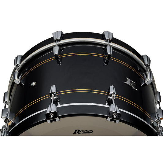 Rogers R Series Bass Drum 20x14 Piano Black Copper - Drum Center Of Portsmouth
