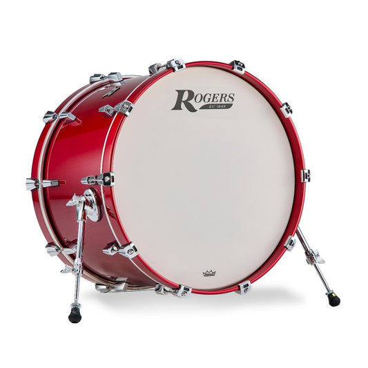 Rogers R Series Bass Drum 22x14 Candy Apple Red - Drum Center Of Portsmouth