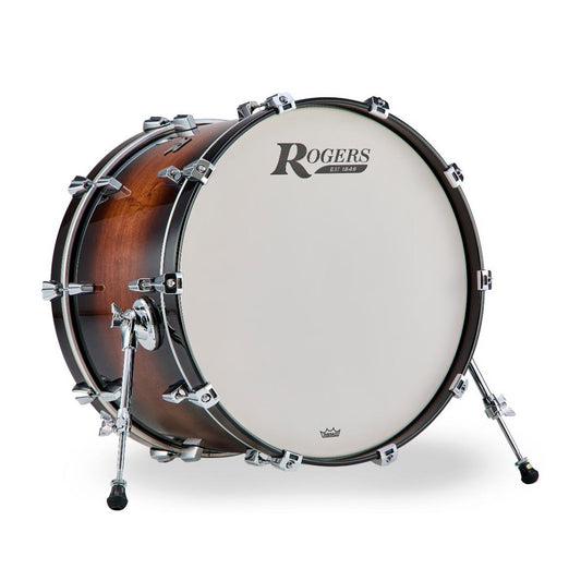 Rogers R Series Bass Drum 22x14 Walnut Burst - Drum Center Of Portsmouth