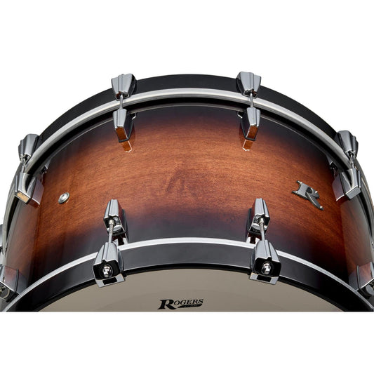Rogers R Series Bass Drum 22x14 Walnut Burst - Drum Center Of Portsmouth