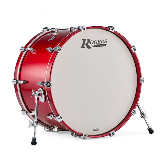 Rogers R Series Bass Drum 24x14 Candy Apple Red - Drum Center Of Portsmouth