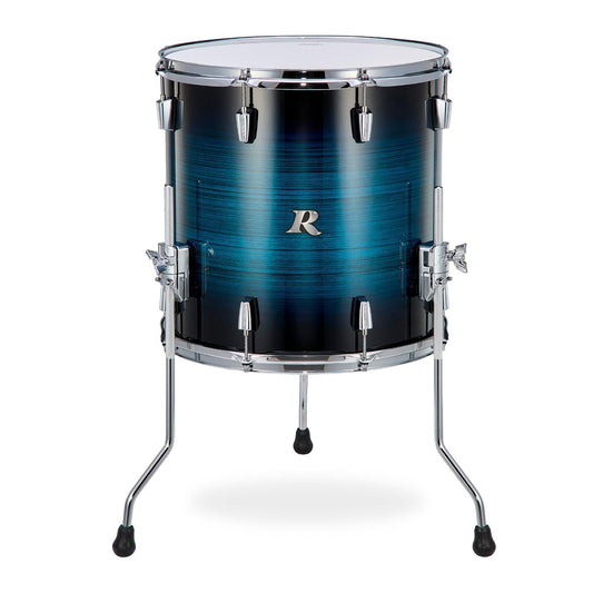 Rogers R Series Floor Tom 16x16 Brushed Blue Burst - Drum Center Of Portsmouth