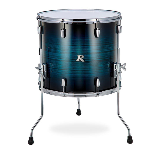 Rogers R Series Floor Tom 18x16 Brushed Blue Burst - Drum Center Of Portsmouth