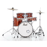 Pearl Roadshow 5pc Drum Set w/Hardware & Cymbals Burnt Orange Sparkle - Drum Center Of Portsmouth