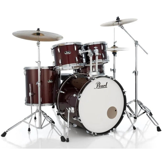 Pearl Roadshow 5pc Drum Set w/BRD1 Cymbals & FREE Cymbal Stand Red Wine - Drum Center Of Portsmouth