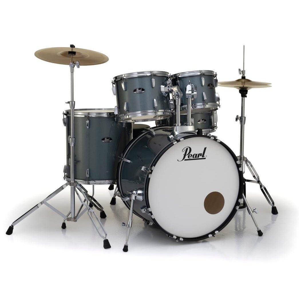 Pearl Roadshow Complete 5pc Drum Set Charcoal Metallic - Drum Center Of Portsmouth